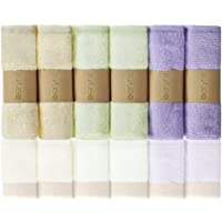 Los mejores  - Toallas de Bambú para Bebés (Paquete de 6) Toallas de Mano Muy Suaves y Absorbentes| Suaves en Pieles Sensibles para…